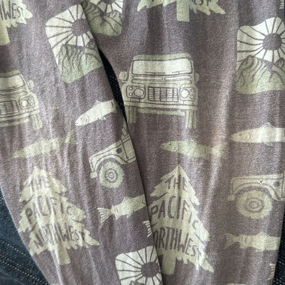 PLAY condition Rags to Raches Pacific Northwest Long Sleeve Pocket Romper 5/6 - Picture 11 of 11